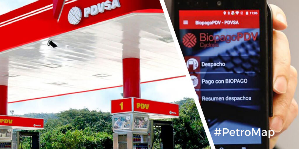 Gasolina con Petro BiopagoPDV