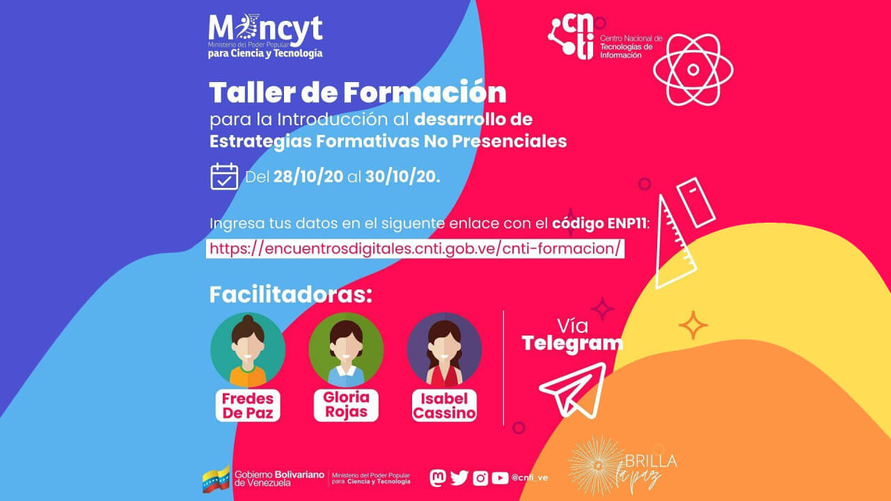 Taller de Formación para la Introducción al desarrollo de Estrategias Formativas No Presenciales