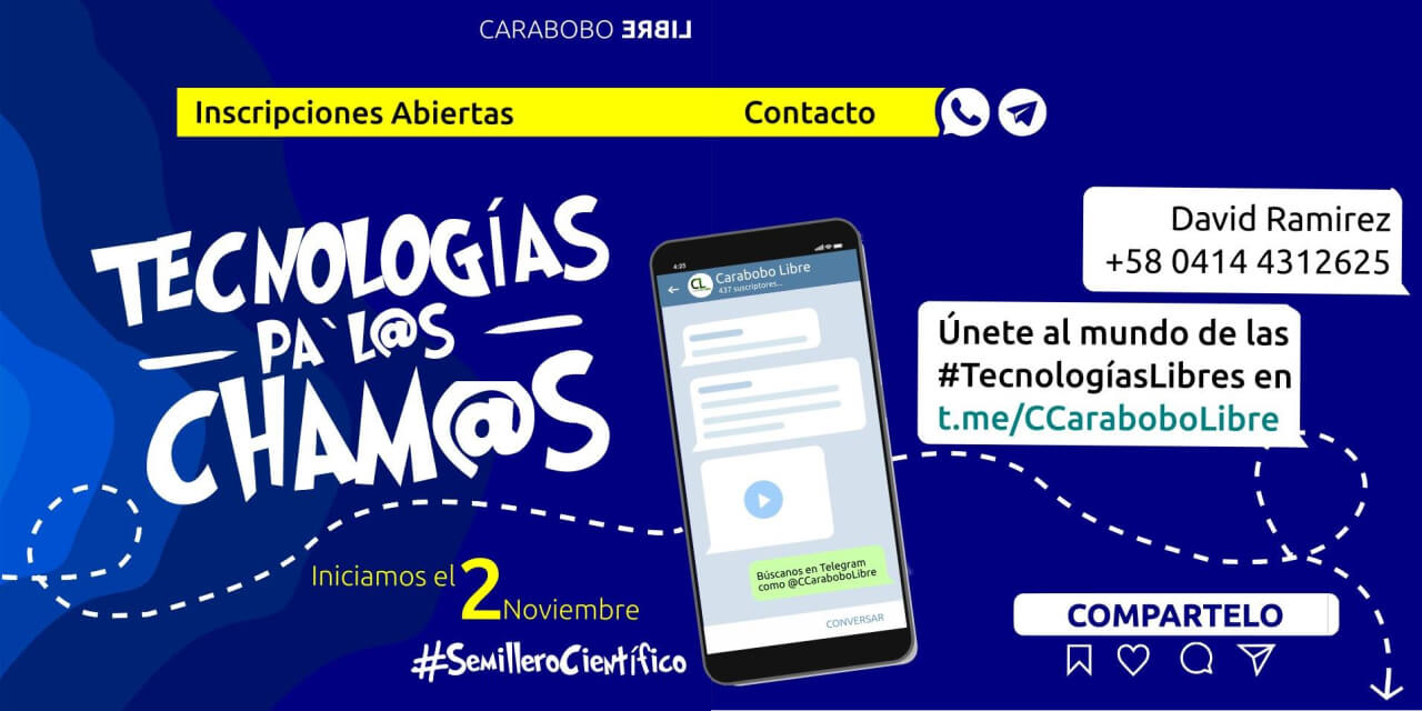 Curso Virtual: Tecnologías pa´l@s cham@s