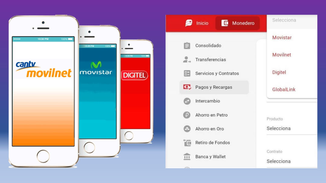 Patria recarga movilnet digitel movistar