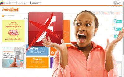 SERVICIOS EN LÍNEA | Movilnet: Una web que aún usa Flash Player