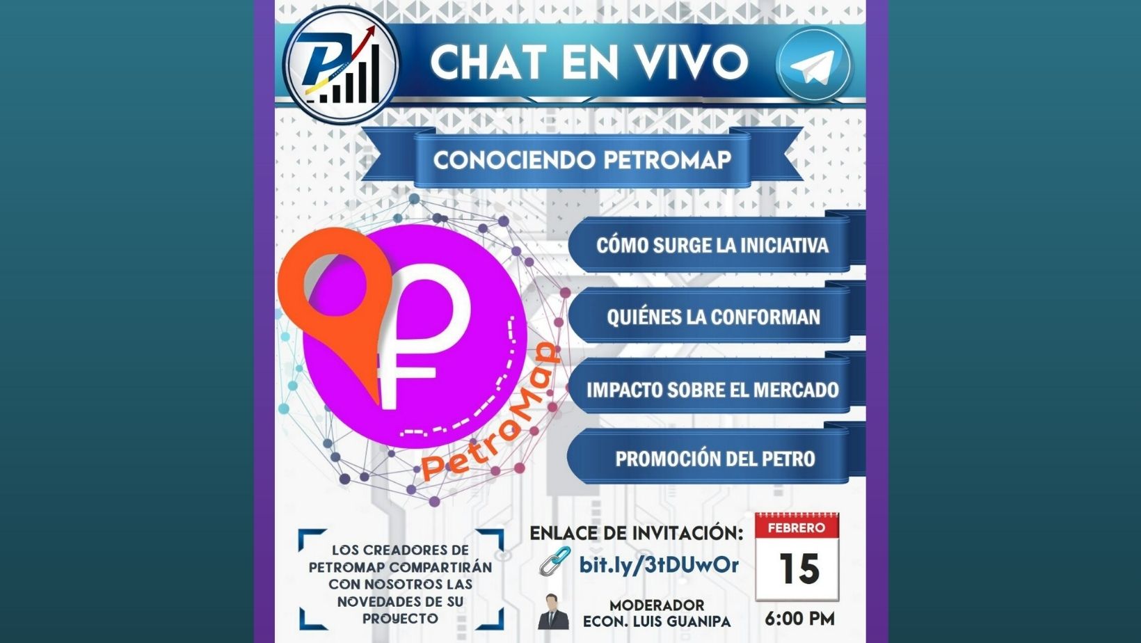 Foro Chat EN VIVO. Conoce a PetroMap